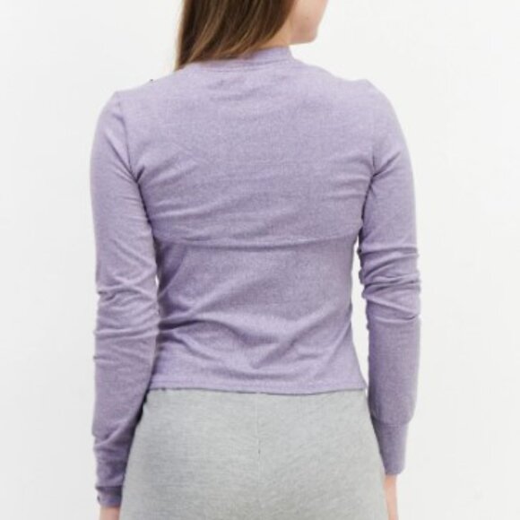 NWT Jason Wu Peached Top with Shrug Overlay MSRP $58 Lavender Purple - Picture 4 of 4
